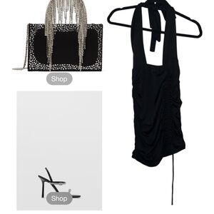 Elegant Black Mini Dress